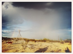 storm / shadow / Terlingua, TX